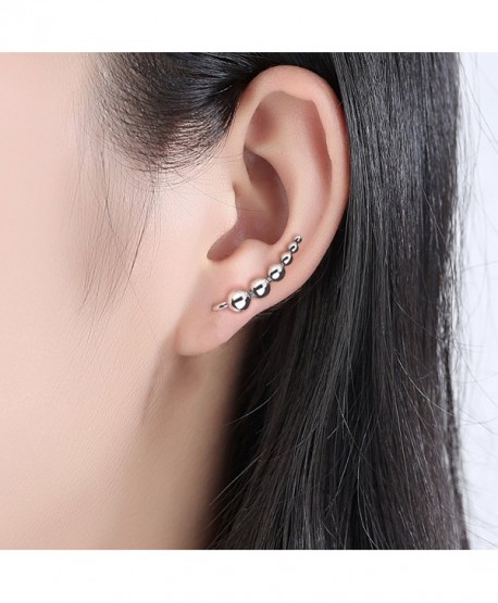 Climber Earrings Sterling Silver - climber earring - C417YA4DMIL