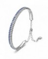 J.NINA "Galaxy" Sapphire Bracelet Made with Swarovski Crystal Women Bangle. Jewelry for Girlfriend - CM18220AUEM