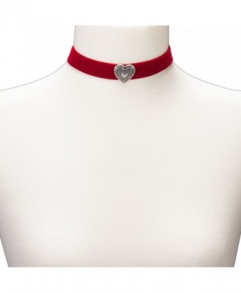 Alpenflustern Velvet Choker Elastic Heart