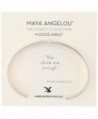 Dogeared Maya Angelou 2.0 "You Alone Are Enough" Thin Engraved Cuff Bracelet - Silver - CV17YUQD53M