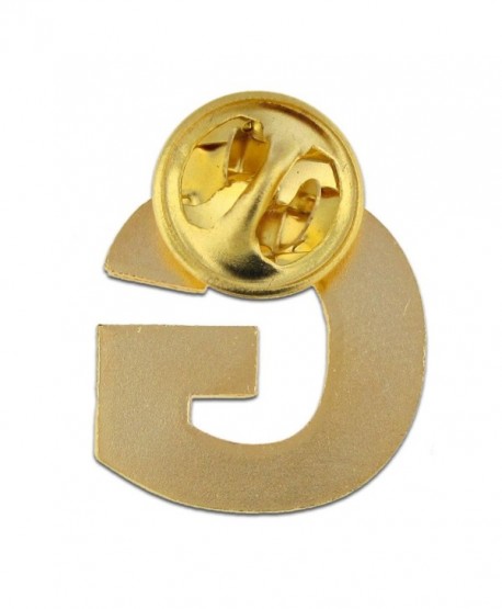 PinMart's Gold Plated Alphabet Letter G Lapel Pin - C4119PEMBYR