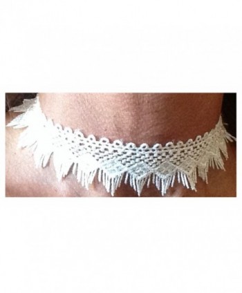 Beautiful White Lace Choker Necklace