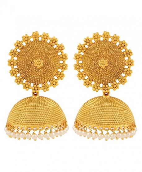 24K Gold Plated Designer Jhumki Earring for Women - CN12D3KD6O7