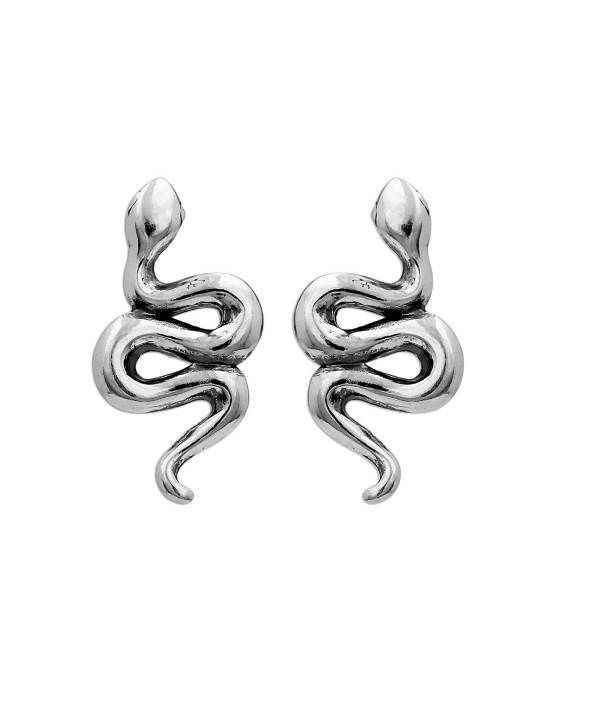 Boma Sterling Silver Snake Stud Earrings - CD11HEKQ8TX