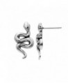 Boma Sterling Silver Snake Earrings