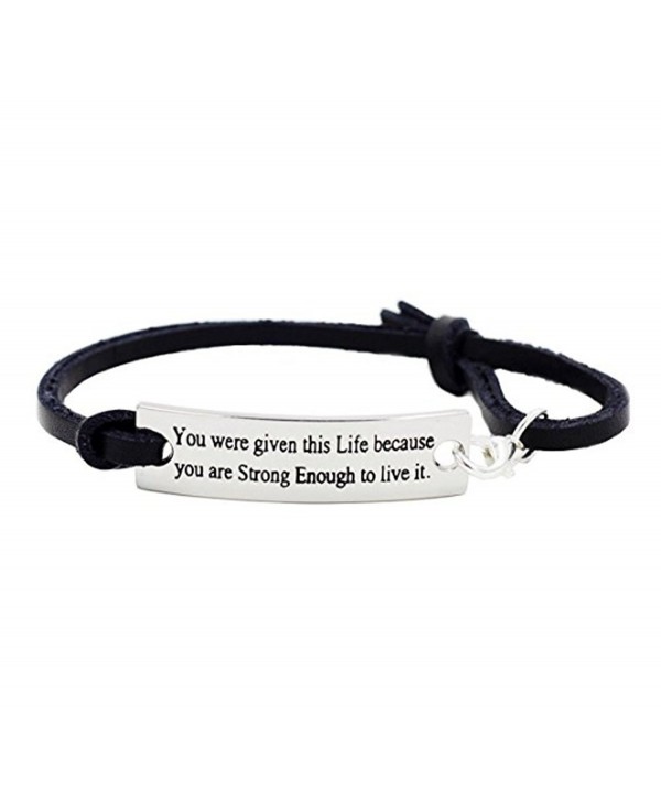 Assorted Different Inspirational Encouragement Bracelet - CJ186D58RT6
