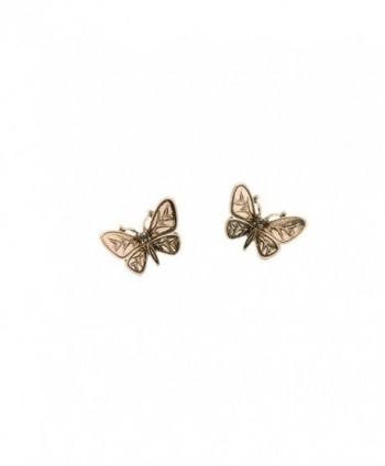 Antique Butterfly Front Double Earrings