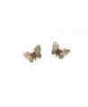 Antique Butterfly Front Double Earrings