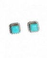 Stabilized Turquoise Earrings Original Zuni