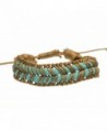 BLUEYES COLLECTION All Handmade Cotton and Hemp Braided Bracelet - B18 - CW12NRGSXS2