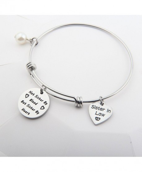 Sister In Law Bracelet Not Sister By Blood But Sister By Heart Charm ...