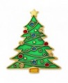 PinMart's Festive Christmas Tree Holiday Enamel Lapel Pin - CO119PEMME1
