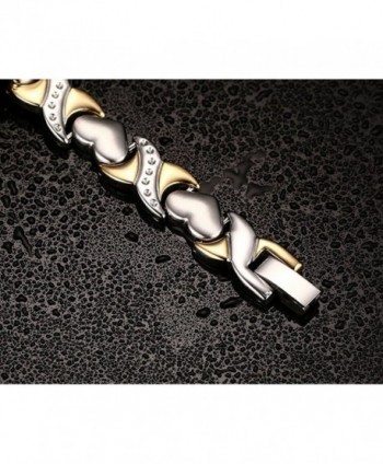 Jewelry Two tone Healthy Bracelet Stainless in Women's Link Bracelets