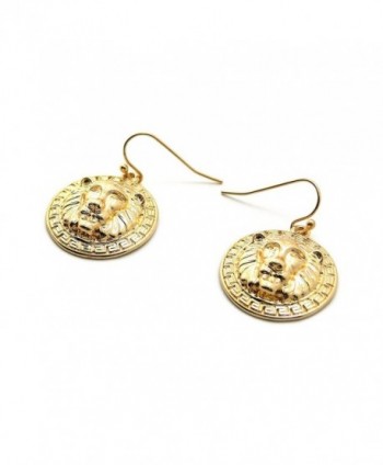Celebrity Style Charm Earrings Gold Tone