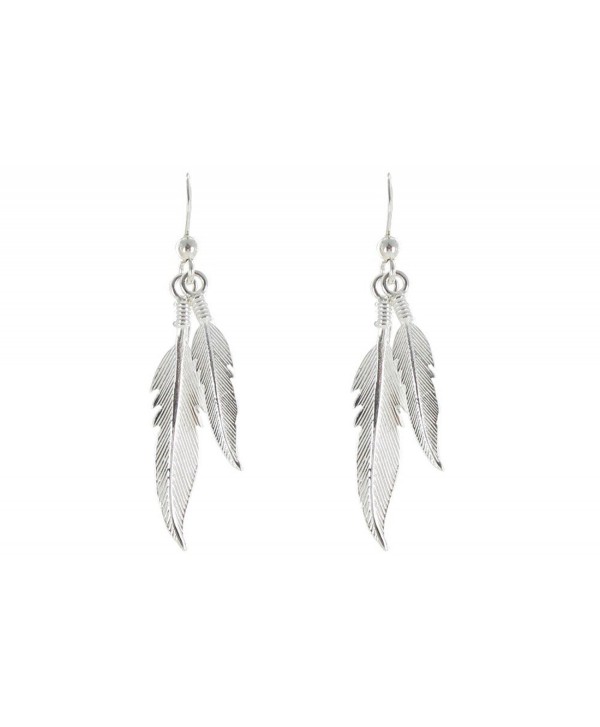 Earrings Two Feathers Sterling Silver - CX11FW28MUN